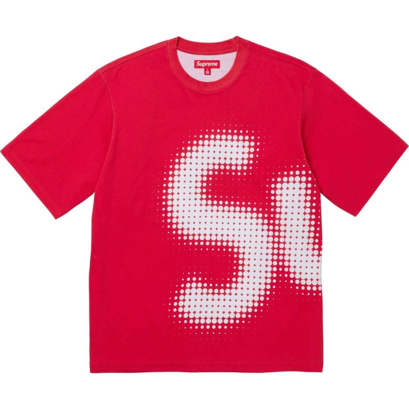 halftone s s top red 4 sqr