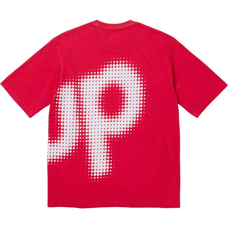 halftone s s top red 5 sqr